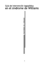 book Guía de intervenció logopédica en el síndrome de Williams (Trastornos del lenguaje. Guía de intervenció) (Spanish Edition)