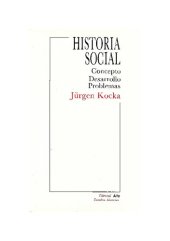 book Historia social: concepto, desarrollo, problemas