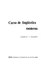 book Curso de lingüística moderna