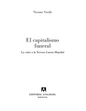 book El capitalismo funeral