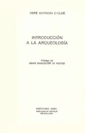 book Introduccion A La Arqueologia