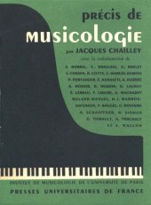 book Précis de Musicologie