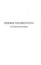 book Hermes Trismegistus, An die menschliche Seele (Arabisch und Deutsch)