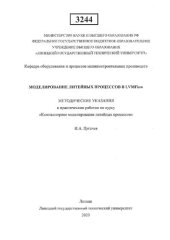 book Моделирование литейных процессов в LVMFlow