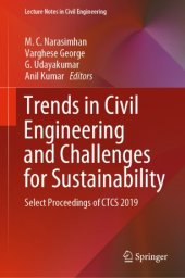 book Trends in Civil Engineering and Challenges for Sustainability: Select Proceedings of CTCS 2019