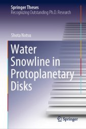 book Water Snowline in Protoplanetary Disks