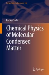 book Chemical Physics of Molecular Condensed Matter