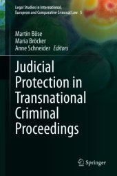 book Judicial Protection in Transnational Criminal Proceedings