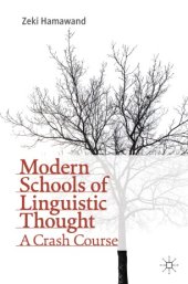 book Modern Schools of Linguistic Thought: A Crash Course