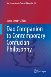 book Dao Companion to Contemporary Confucian Philosophy