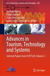 book Advances in Tourism, Technology and Systems: Selected Papers from ICOTTS20, Volume 2