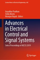 book Advances in Electrical Control and Signal Systems: Select Proceedings of AECSS 2019