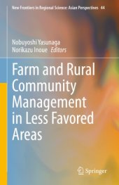 book Farm and Rural Community Management in Less Favored Areas