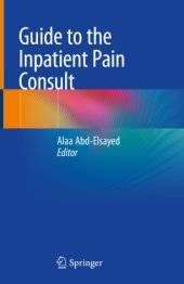 book Guide to the Inpatient Pain Consult