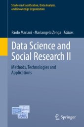 book Data Science and Social Research II: Methods, Technologies and Applications