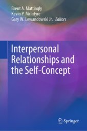 book Interpersonal Relationships and the Self-Concept