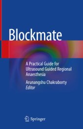 book Blockmate: A Practical Guide for Ultrasound Guided Regional Anaesthesia