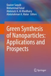 book Green Synthesis of Nanoparticles: Applications and Prospects