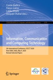 book Information, Communication and Computing Technology: 5th International Conference, ICICCT 2020, New Delhi, India, May 9, 2020, Revised Selected Papers