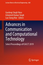 book Advances in Communication and Computational Technology: Select Proceedings of ICACCT 2019