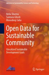 book Open Data for Sustainable Community: Glocalized Sustainable Development Goals