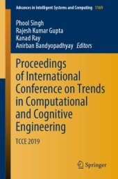 book Proceedings of International Conference on Trends in Computational and Cognitive Engineering: TCCE 2019