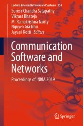 book Communication Software and Networks: Proceedings of INDIA 2019