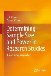 book Determining Sample Size and Power in Research Studies: A Manual for Researchers