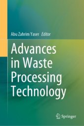 book Advances in Waste Processing Technology