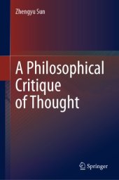 book A Philosophical Critique of Thought