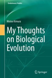 book My Thoughts on Biological Evolution