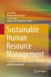 book Sustainable Human Resource Management: Transforming Organizations, Societies and Environment