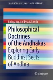 book Philosophical Doctrines of the Andhakas: Exploring Early Buddhist Sects of Andhra