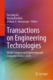 book Transactions on Engineering Technologies: World Congress on Engineering and Computer Science 2018