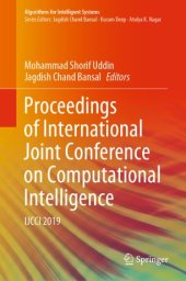 book Proceedings of International Joint Conference on Computational Intelligence: IJCCI 2019