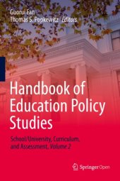 book Handbook of Education Policy Studies: School/University, Curriculum, and Assessment, Volume 2