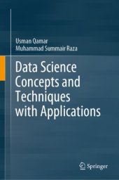 book Data Science Concepts and Techniques with Applications