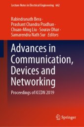 book Advances in Communication, Devices and Networking: Proceedings of ICCDN 2019