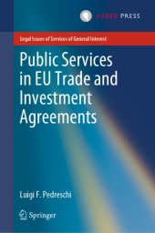 book Public Services in EU Trade and Investment Agreements