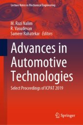 book Advances in Automotive Technologies: Select Proceedings of ICPAT 2019