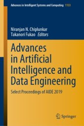 book Advances in Artificial Intelligence and Data Engineering: Select Proceedings of AIDE 2019