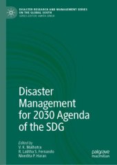 book Disaster Management for 2030 Agenda of the SDG