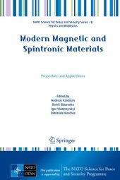 book Modern Magnetic and Spintronic Materials: Properties and Applications