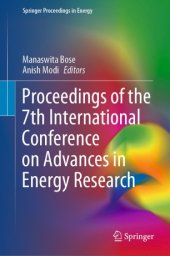 book Proceedings of the 7th International Conference on Advances in Energy Research