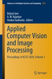 book Applied Computer Vision and Image Processing: Proceedings of ICCET 2020, Volume 1