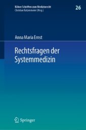 book Rechtsfragen der Systemmedizin