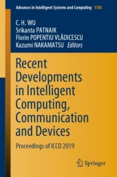 book Recent Developments in Intelligent Computing, Communication and Devices: Proceedings of ICCD 2019