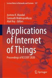 book Applications of Internet of Things: Proceedings of ICCCIOT 2020