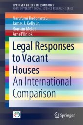 book Legal Responses to Vacant Houses: An International Comparison