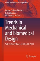 book Trends in Mechanical and Biomedical Design: Select Proceedings of ICMechD 2019